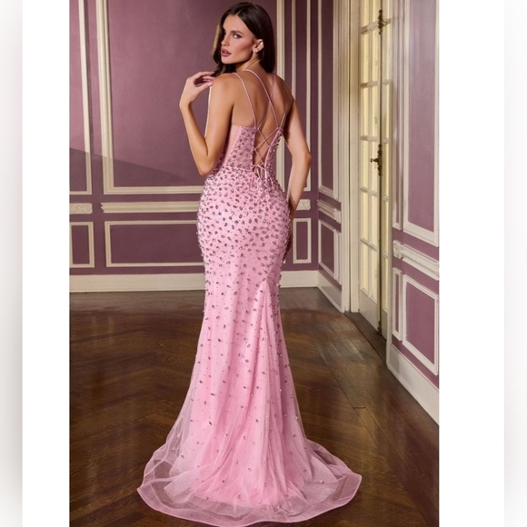Sweetheart Crystal Pink CC3902 Dress - Picture 4 of 4